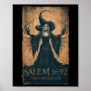 Poster 1692 Ils Ont Manqué Une Tria Féministe D'Halloween