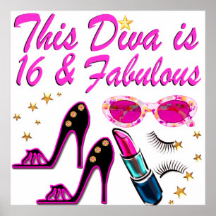 POSTER 16 ET DIVA FABULEUX