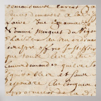 1700 s Vintage French Script Grunge Parchment Pape