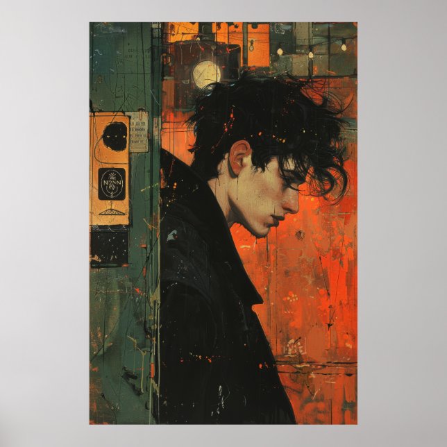 Poster 1783 : Une belle peinture d'Egon Schiele (Devant)