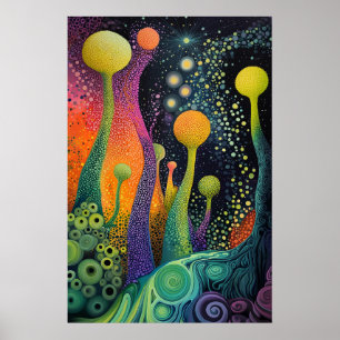 Poster 1805 Scénario surréaliste cosmique