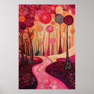 Poster 1808 Paysage surréaliste cosmique