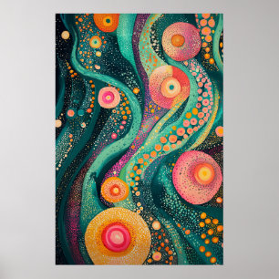 Poster 1811 Scénario surréaliste cosmique