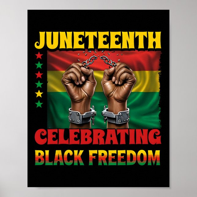 Poster 1865, 1865, Journée de la liberté noire en Afrique (Devant)