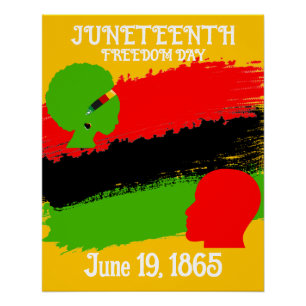 Poster 1865, Drapeau de la Liberté
