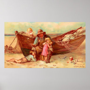 Poster 1890 Quand j'étais un garçon - Will et Frances Bru