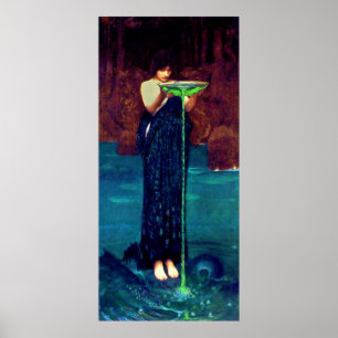 Poster 1892) toiles de beaux-arts de ~ de Circë Invidiosa