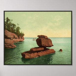 Poster 1898 Le Sphinx, Iles Apôtres, Lac Supérieur