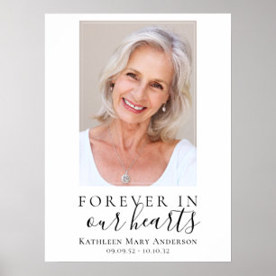 Poster 18x24 Pour toujours dans nos cœurs Photo d'accueil