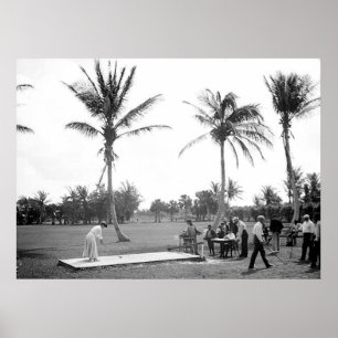Poster 1904 Golf Palm Beach Fl. Imprimer