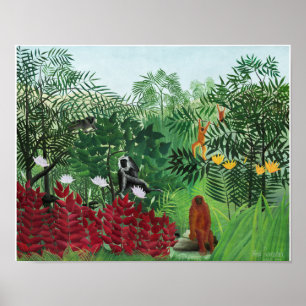 Poster 1908  Henri Rousseau Painting