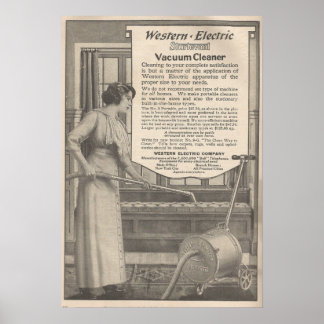 Poster 1913 et pour aspirateur