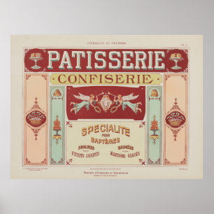 Poster 1914 Charayron Pochoir Art Ornement Pl05