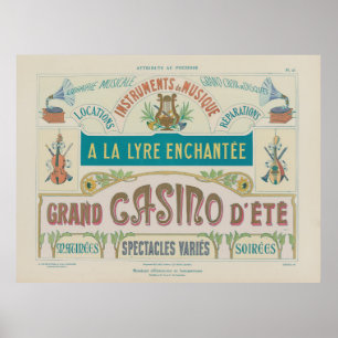 Poster 1914 Charayron Pochoir Art Ornement Pl26