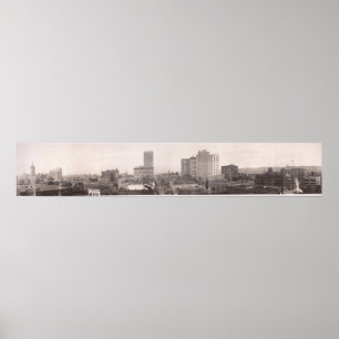 Poster 1916 Skyline View, Birmingham, AL Yard Long Photo