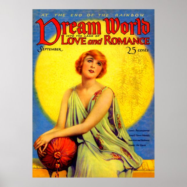 Poster 1920 Dream World magazine couverture (Devant)