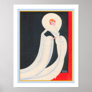 Poster 1920's Art Deco Ziegfeld Follies