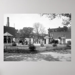 Poster 1920s Gas Station