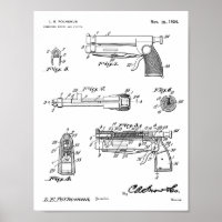 1924 Armes à couteau - Dessin d'art