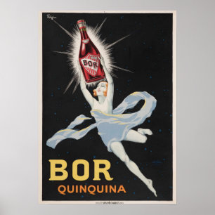 Poster 1924 🍾 Joseph-Charles Paris Bor Quinquina Wine