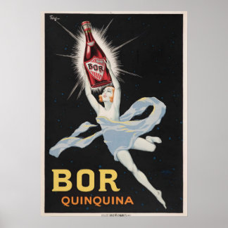 Poster 1924 🍾 Joseph-Charles Paris Bor Quinquina Wine