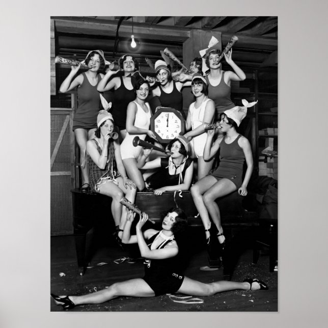 POSTER 1927 FÊTE D'INTERDICTION DES NOUVELLES ANNÉES (Devant)