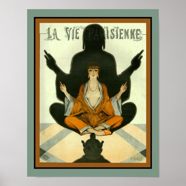 Poster 1927 La Vie Parisienne Bouddha Couverture (Devant)