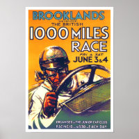 1930 Brooklands 1000 miles de course vintage