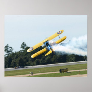 Poster 1943 Stearman courant PT-17.