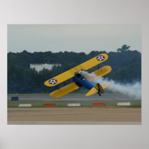Poster 1943 Stearman courant PT-17.