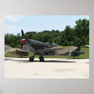 Poster 1943 Supermarine Spitfire Mk IXe.