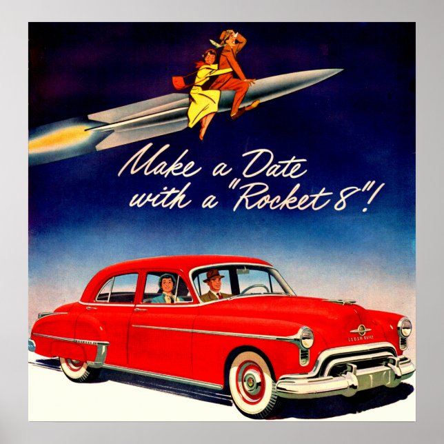 Poster 1950 Faire une date avec Rocket 88 (Devant)