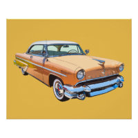 1955 Lincoln Capri voiture de luxe
