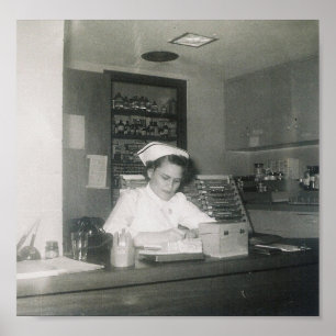 POSTER 1956 INFIRMIÈRE #11