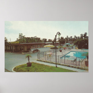 Poster 1962 Nouvelle-Orléans ~ Le Motel de Saxe