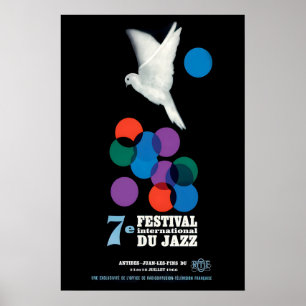 Poster 1966 Jazz-à-Juan Festival International de Jazz ja