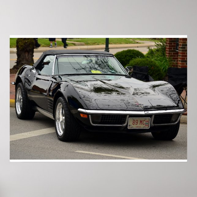 Poster 1969 C3 Corvette convertible (Devant)