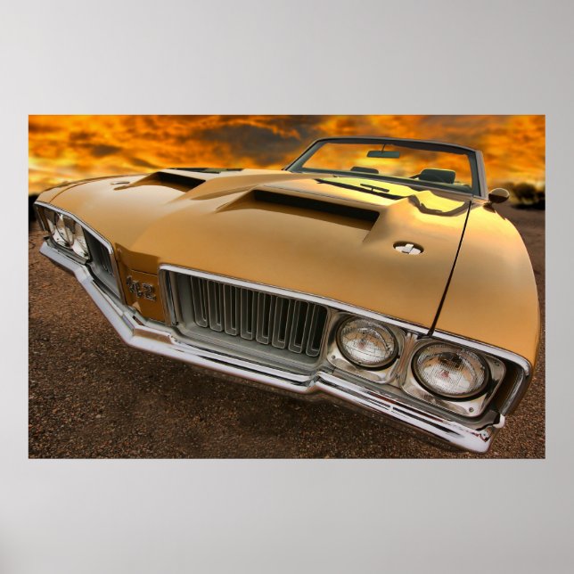 Poster 1970 Âge 4-4-2 W-30 (Devant)