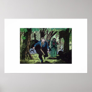 Poster 1970 Horreur bandes dessinées vintages pour les am