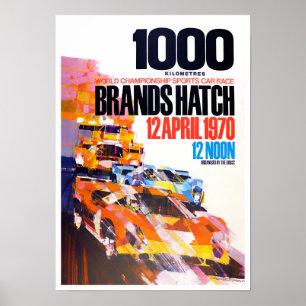 Poster 1970 Marques Hatch 1000 Km