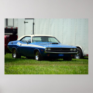 Poster 1971 Dodge Challenger R/T 440 sixpack