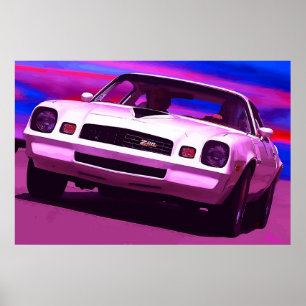 Poster 1978 Chevy Camaro Z28