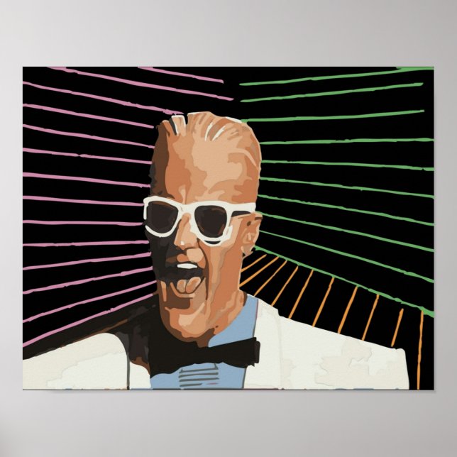 Poster 1980 Salle de tête Retro Max (Devant)