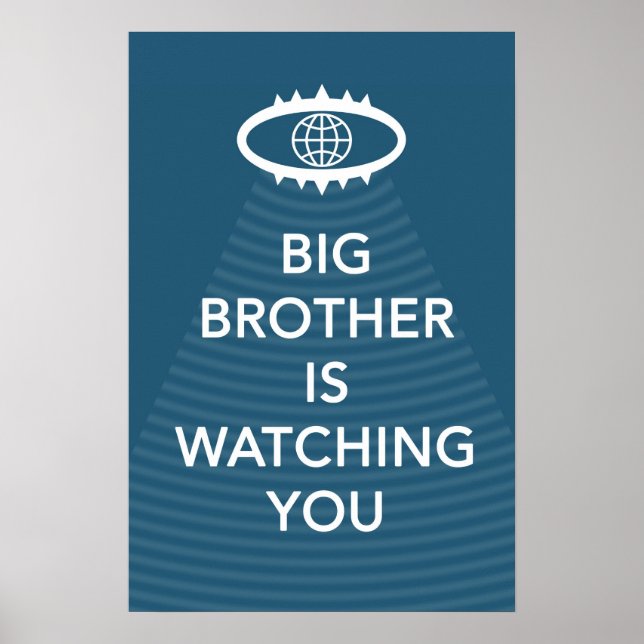 Poster 1984 De Big Brother Vous Regarde (Devant)