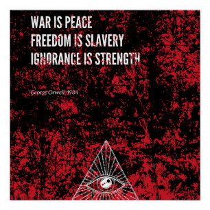 Poster 1984 George Orwell War