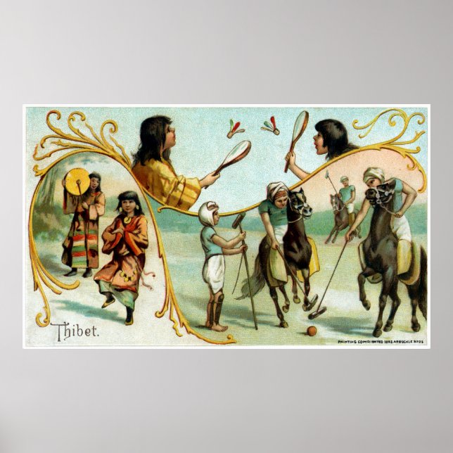 Poster 19e C. Tibet (Devant)