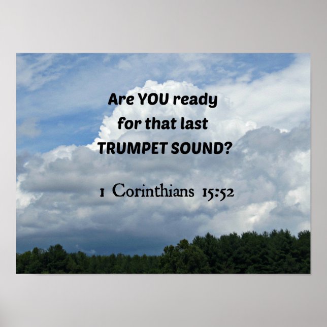 Poster 1 cor 15:52 - The Rapture ! (Devant)
