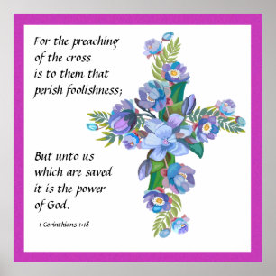 Poster 1 Corinthiens 1:18