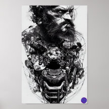 POSTER 1 DU GUERRIER ROUTIER