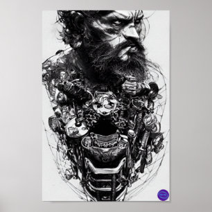 POSTER 1 DU GUERRIER ROUTIER